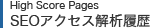 SEOアクセス解析履歴